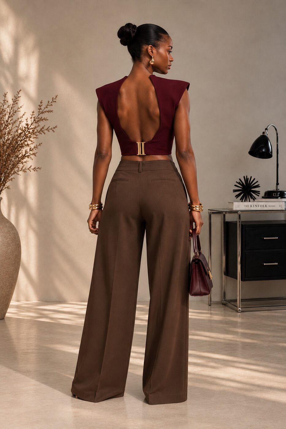 THE Margaux Top studio back