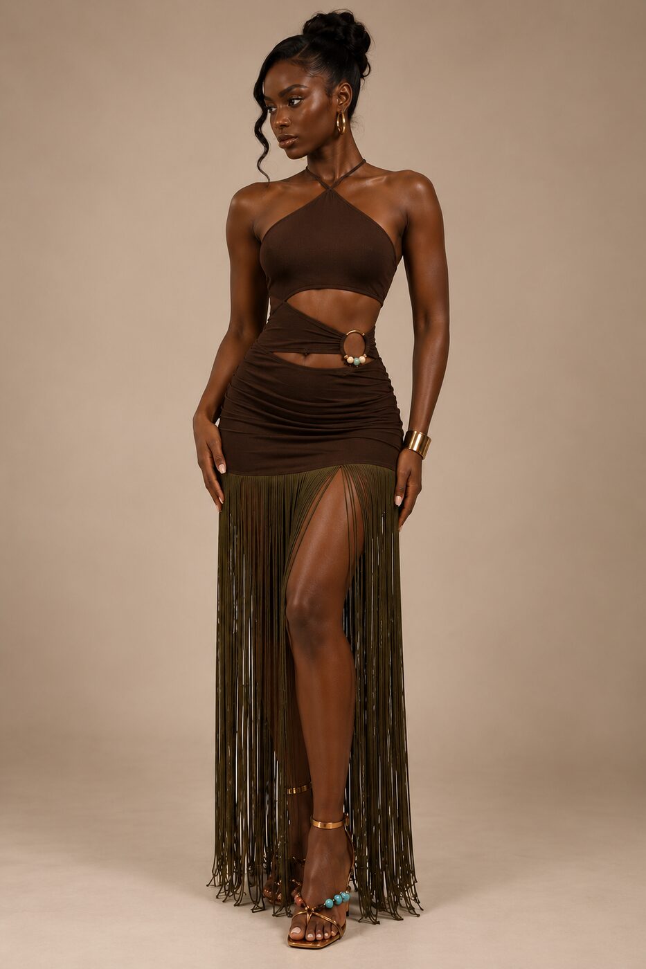 THE KENDWA DRESS — front view