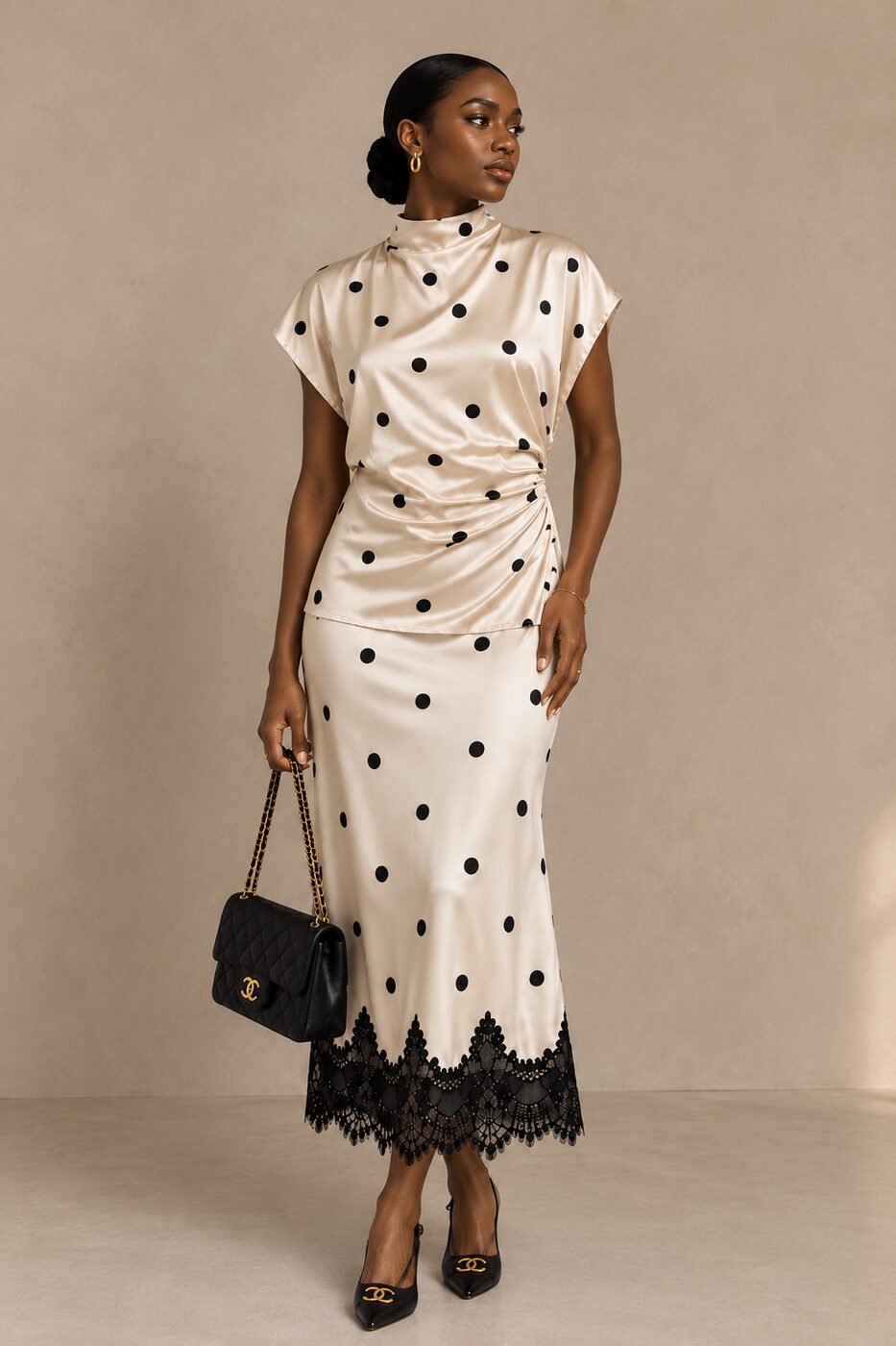 THE MONA LACE SET — front view