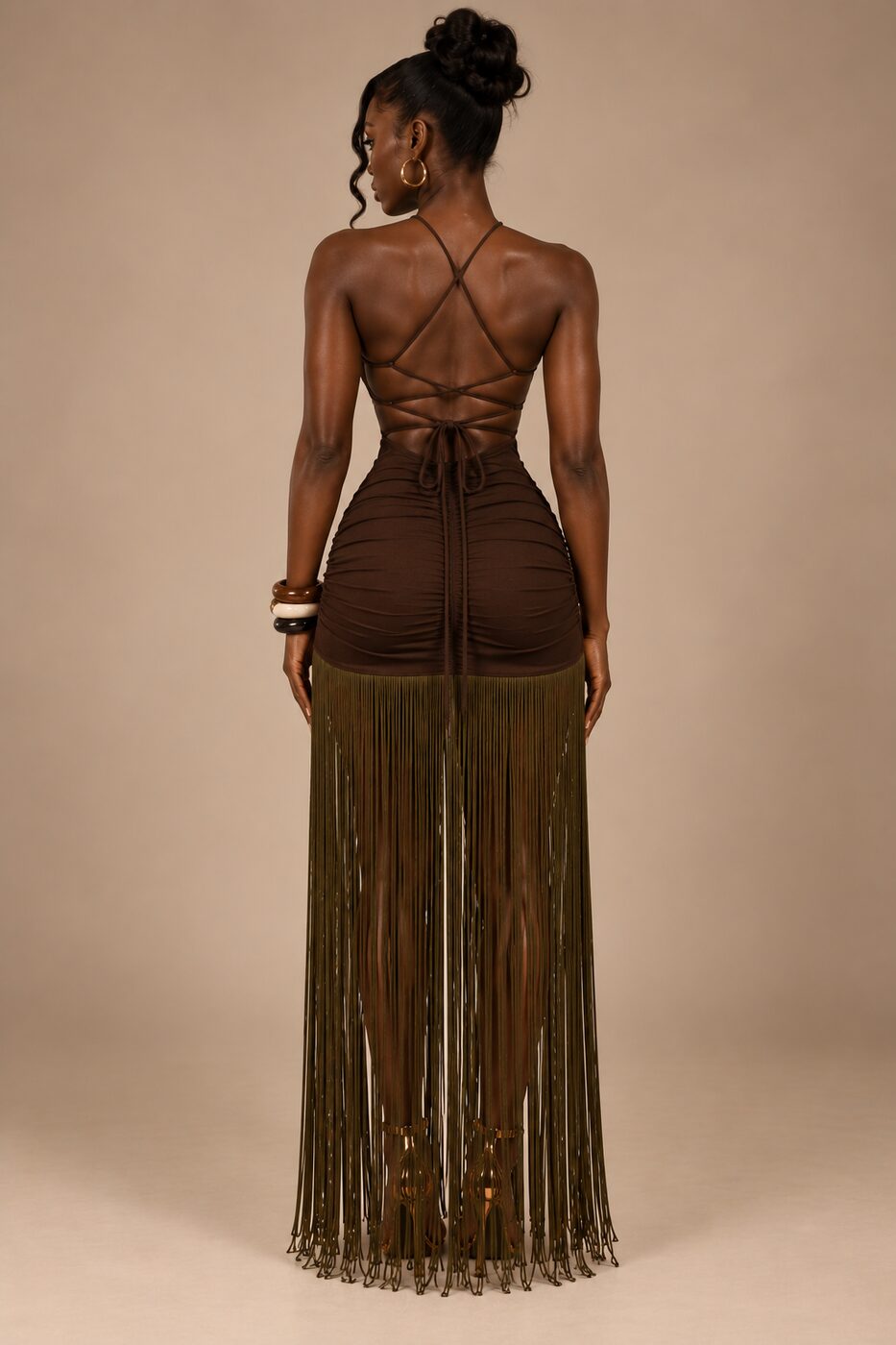 THE KENDWA DRESS — back view