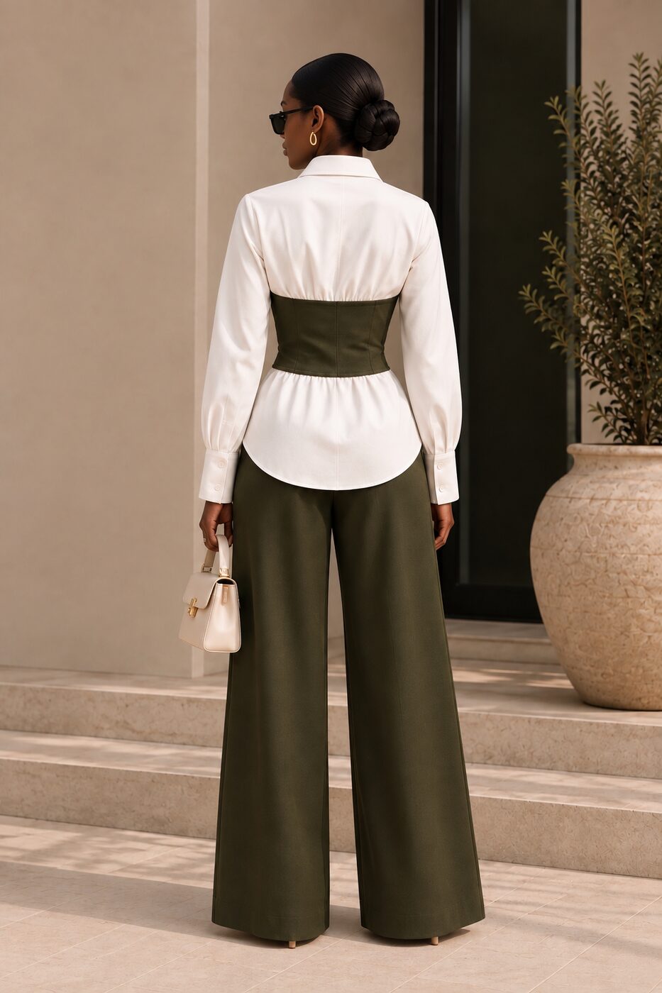 The Green Wineza Set — back view